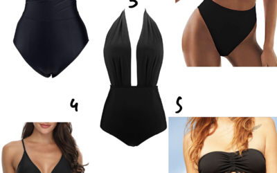 Black One Piece Swimmies